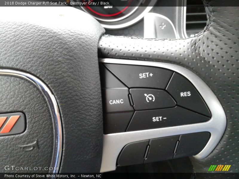 Destroyer Gray / Black 2018 Dodge Charger R/T Scat Pack