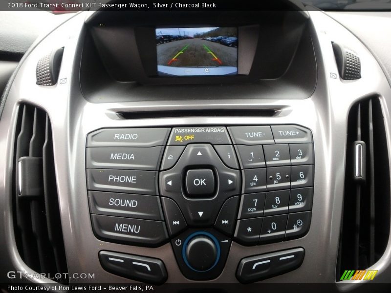 Silver / Charcoal Black 2018 Ford Transit Connect XLT Passenger Wagon
