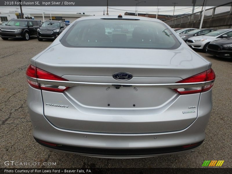 Ingot Silver / Ebony 2018 Ford Fusion SE