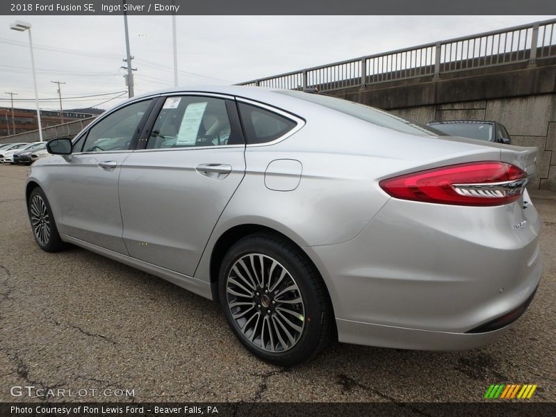 Ingot Silver / Ebony 2018 Ford Fusion SE