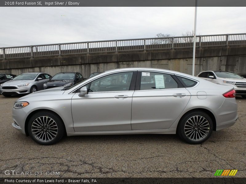 Ingot Silver / Ebony 2018 Ford Fusion SE