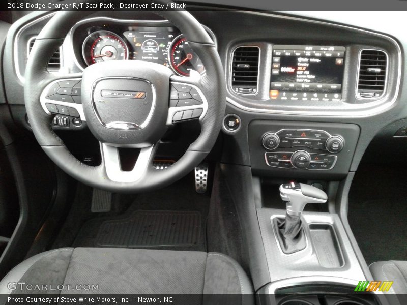 Destroyer Gray / Black 2018 Dodge Charger R/T Scat Pack