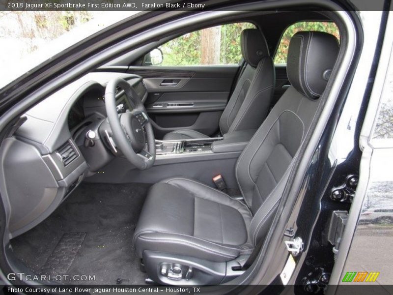 Farallon Black / Ebony 2018 Jaguar XF Sportbrake First Edition AWD