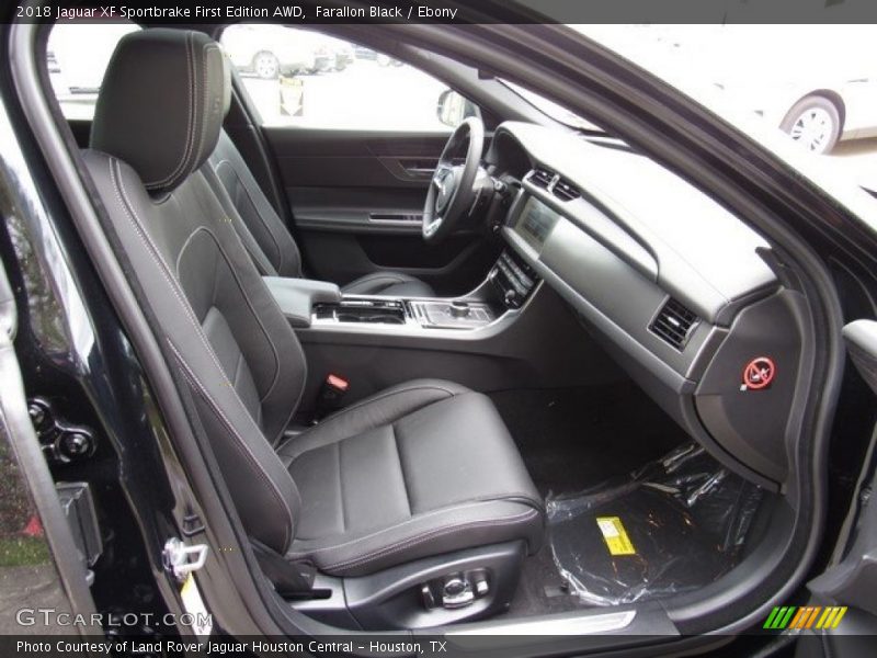 Farallon Black / Ebony 2018 Jaguar XF Sportbrake First Edition AWD