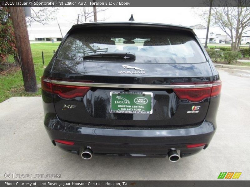 Farallon Black / Ebony 2018 Jaguar XF Sportbrake First Edition AWD