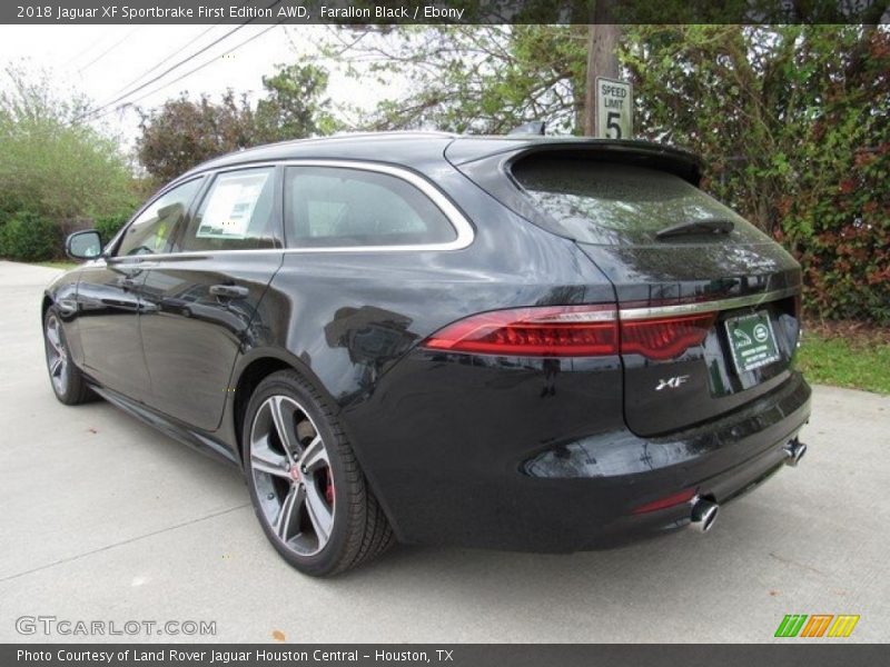 Farallon Black / Ebony 2018 Jaguar XF Sportbrake First Edition AWD