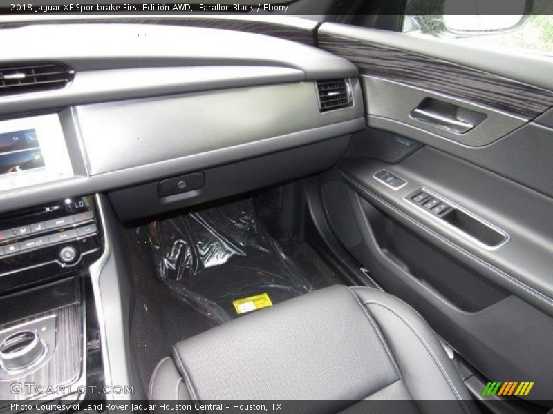 Farallon Black / Ebony 2018 Jaguar XF Sportbrake First Edition AWD