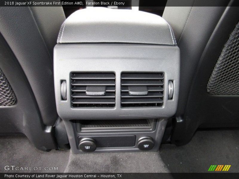 Farallon Black / Ebony 2018 Jaguar XF Sportbrake First Edition AWD