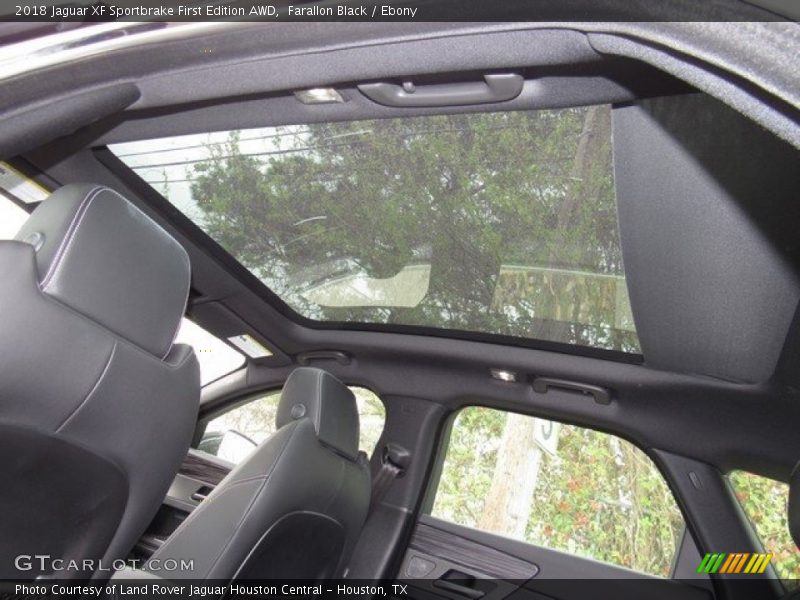 Farallon Black / Ebony 2018 Jaguar XF Sportbrake First Edition AWD