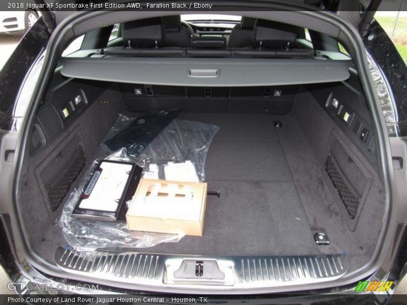 Farallon Black / Ebony 2018 Jaguar XF Sportbrake First Edition AWD