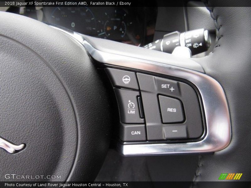 Farallon Black / Ebony 2018 Jaguar XF Sportbrake First Edition AWD