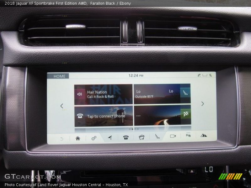 Farallon Black / Ebony 2018 Jaguar XF Sportbrake First Edition AWD