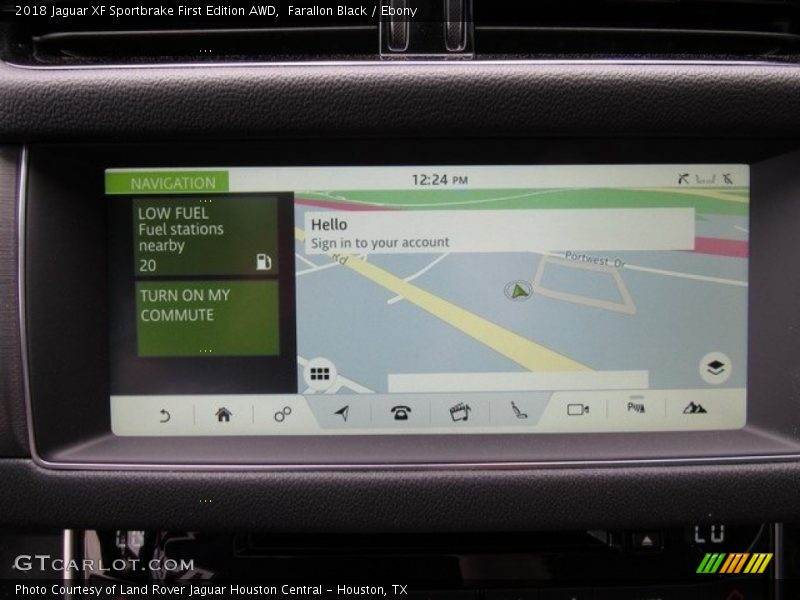 Farallon Black / Ebony 2018 Jaguar XF Sportbrake First Edition AWD