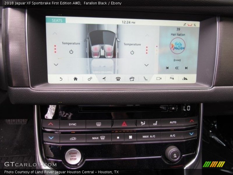 Farallon Black / Ebony 2018 Jaguar XF Sportbrake First Edition AWD
