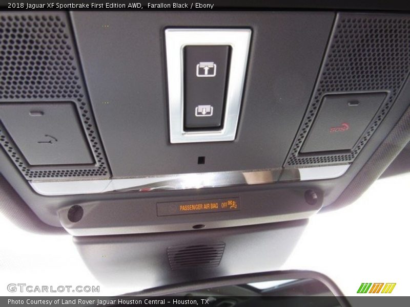 Farallon Black / Ebony 2018 Jaguar XF Sportbrake First Edition AWD
