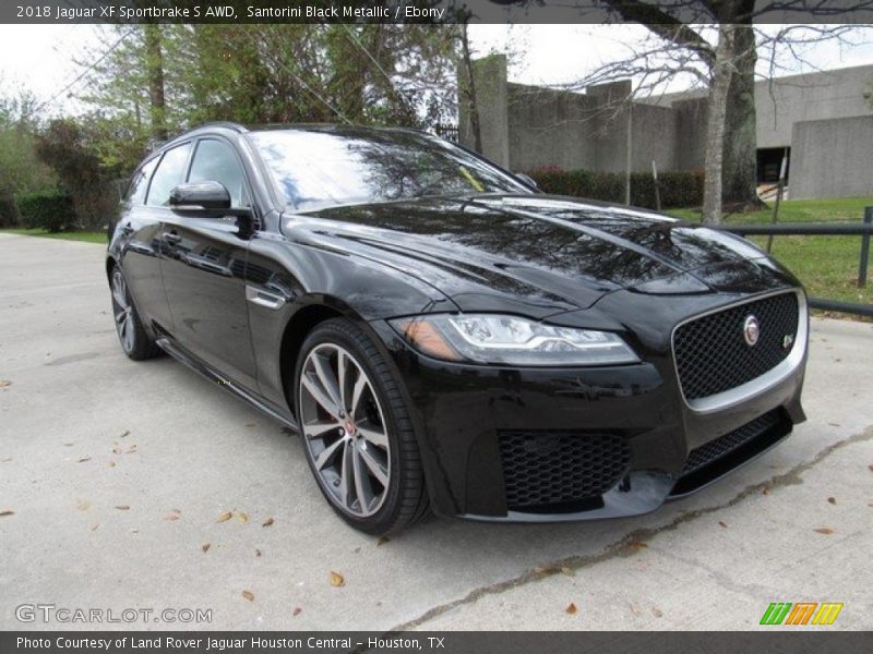 Santorini Black Metallic / Ebony 2018 Jaguar XF Sportbrake S AWD