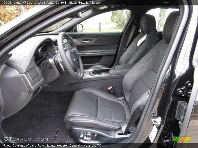 Santorini Black Metallic / Ebony 2018 Jaguar XF Sportbrake S AWD