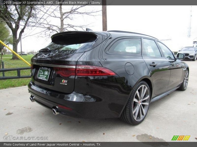 Santorini Black Metallic / Ebony 2018 Jaguar XF Sportbrake S AWD