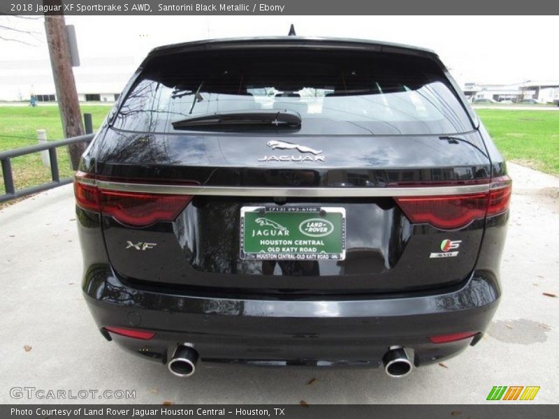 Santorini Black Metallic / Ebony 2018 Jaguar XF Sportbrake S AWD