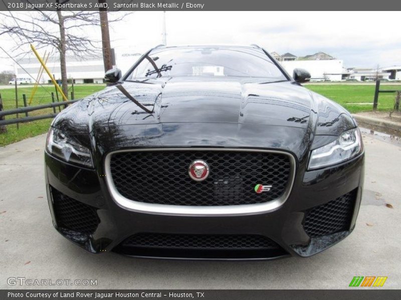 Santorini Black Metallic / Ebony 2018 Jaguar XF Sportbrake S AWD