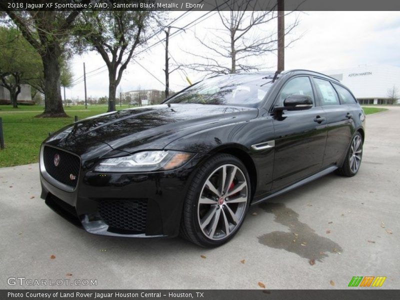 Santorini Black Metallic / Ebony 2018 Jaguar XF Sportbrake S AWD