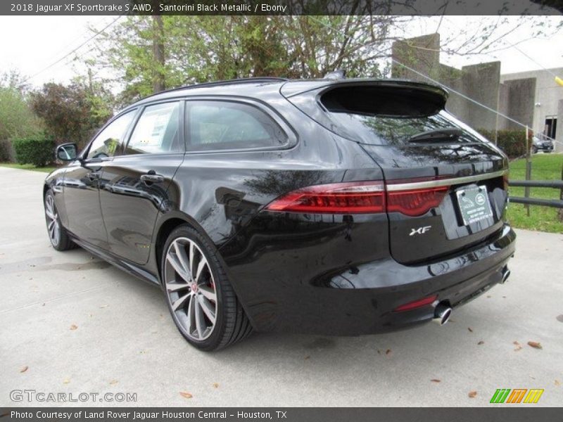 Santorini Black Metallic / Ebony 2018 Jaguar XF Sportbrake S AWD
