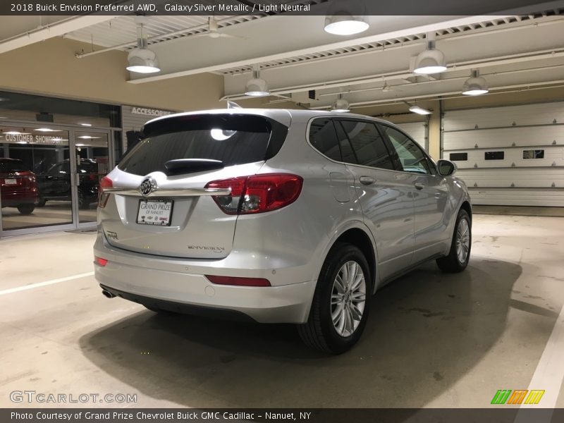 Galaxy Silver Metallic / Light Neutral 2018 Buick Envision Preferred AWD