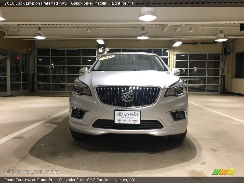 Galaxy Silver Metallic / Light Neutral 2018 Buick Envision Preferred AWD