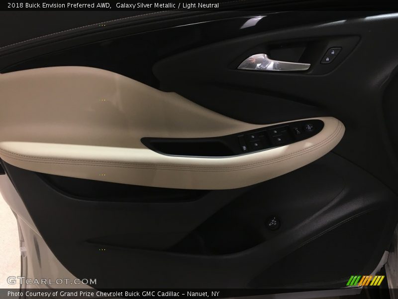 Galaxy Silver Metallic / Light Neutral 2018 Buick Envision Preferred AWD