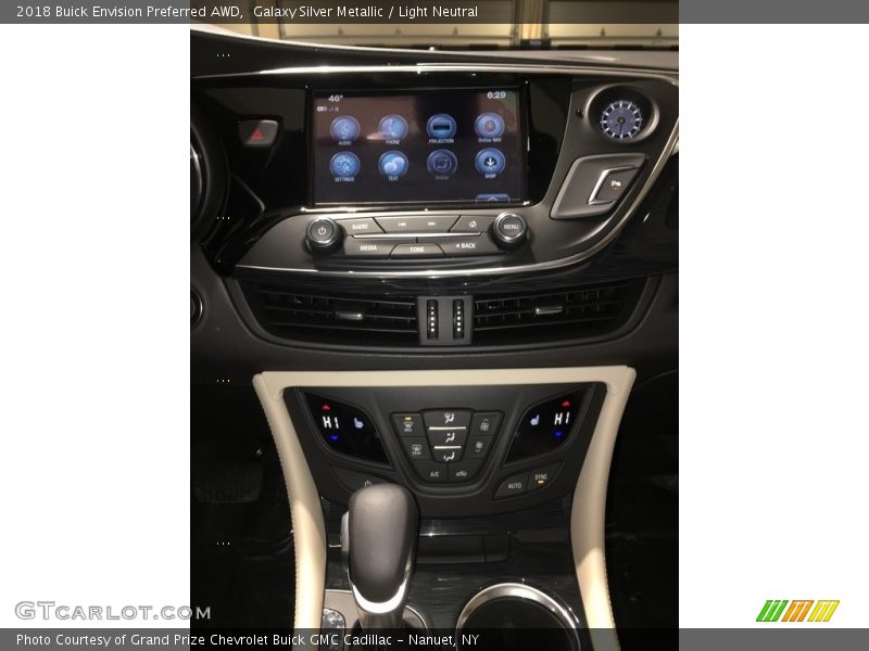Galaxy Silver Metallic / Light Neutral 2018 Buick Envision Preferred AWD