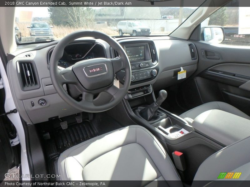  2018 Canyon Extended Cab Jet Black/Dark Ash Interior