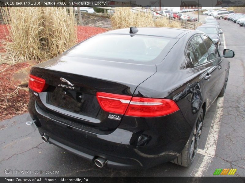 Narvik Black / Ebony 2018 Jaguar XE 30t Prestige AWD