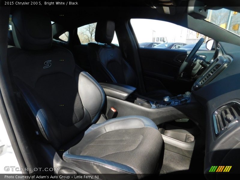 Bright White / Black 2015 Chrysler 200 S