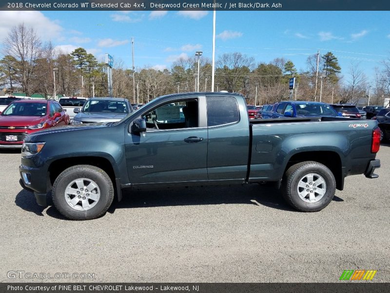  2018 Colorado WT Extended Cab 4x4 Deepwood Green Metallic