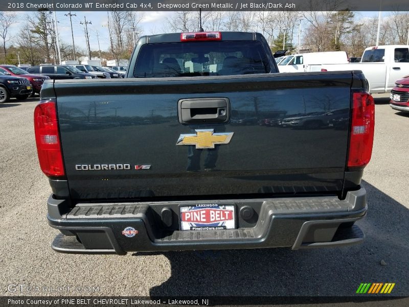 Deepwood Green Metallic / Jet Black/Dark Ash 2018 Chevrolet Colorado WT Extended Cab 4x4