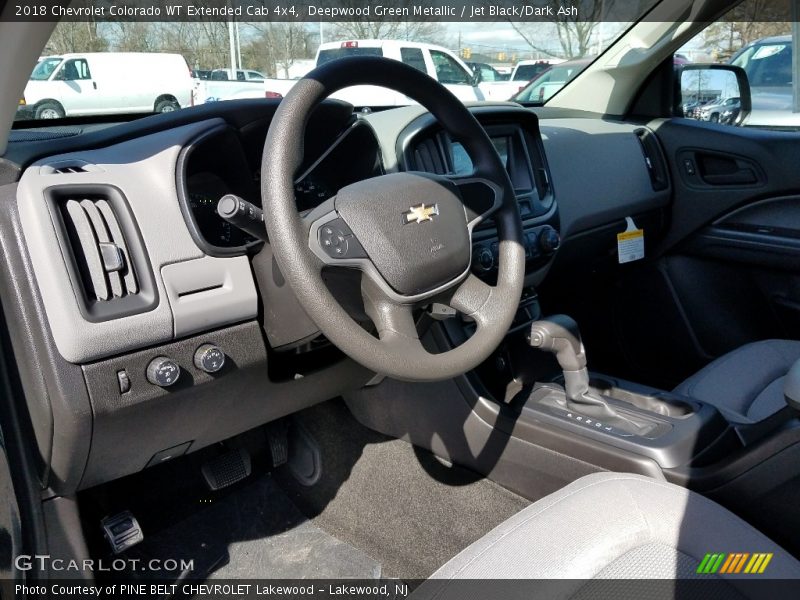 Deepwood Green Metallic / Jet Black/Dark Ash 2018 Chevrolet Colorado WT Extended Cab 4x4