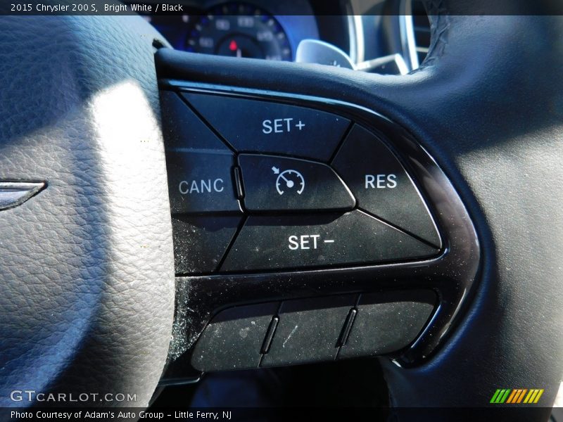 Bright White / Black 2015 Chrysler 200 S