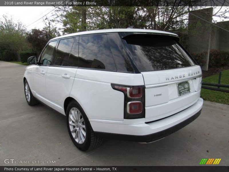Fuji White / Ebony 2018 Land Rover Range Rover HSE