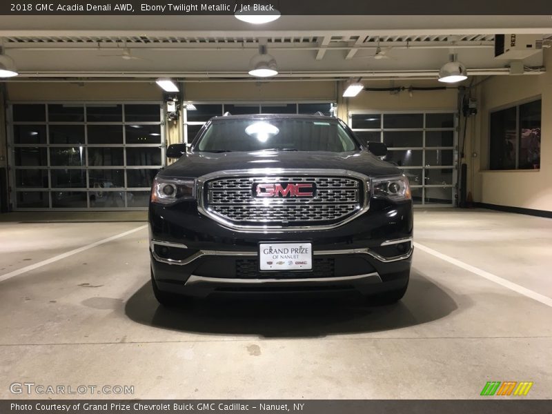 Ebony Twilight Metallic / Jet Black 2018 GMC Acadia Denali AWD