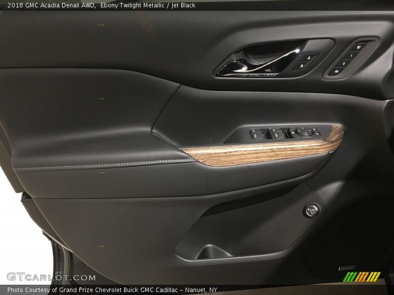 Ebony Twilight Metallic / Jet Black 2018 GMC Acadia Denali AWD