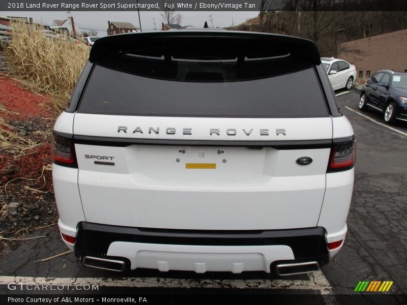 Fuji White / Ebony/Vintage Tan 2018 Land Rover Range Rover Sport Supercharged