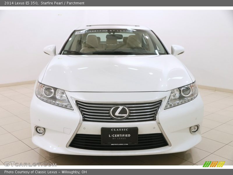 Starfire Pearl / Parchment 2014 Lexus ES 350