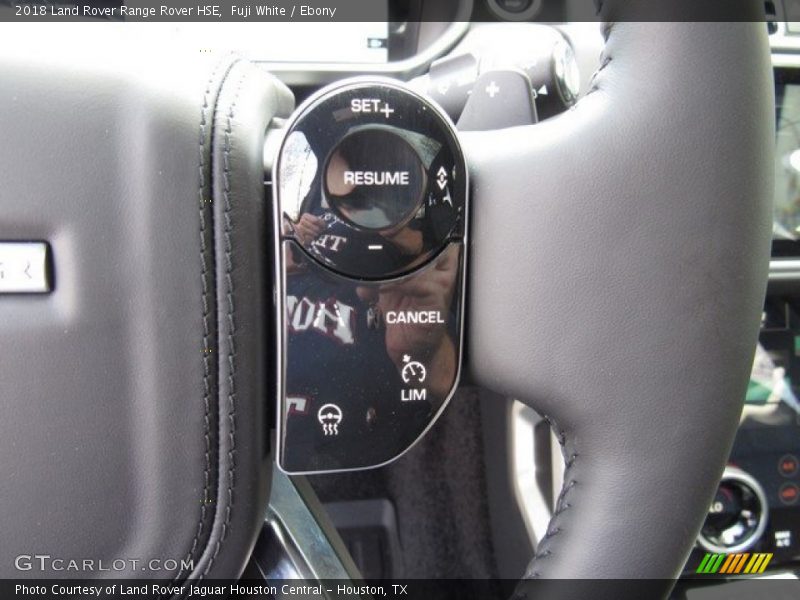 Controls of 2018 Range Rover HSE