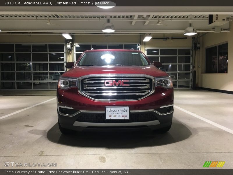 Crimson Red Tintcoat / Jet Black 2018 GMC Acadia SLE AWD
