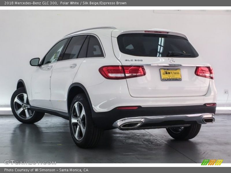 Polar White / Silk Beige/Espresso Brown 2018 Mercedes-Benz GLC 300