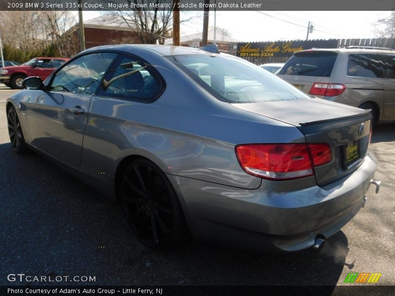 Mojave Brown Metallic / Saddle Brown Dakota Leather 2009 BMW 3 Series 335xi Coupe