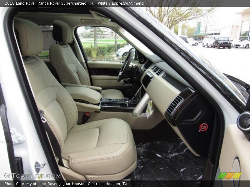 Front Seat of 2018 Range Rover Supercharged