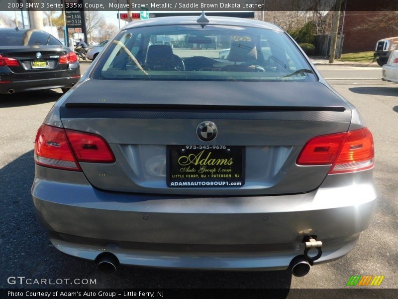 Mojave Brown Metallic / Saddle Brown Dakota Leather 2009 BMW 3 Series 335xi Coupe