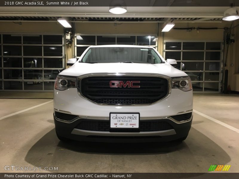 Summit White / Jet Black 2018 GMC Acadia SLE