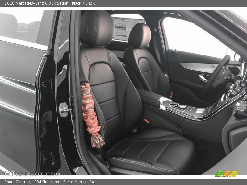 Black / Black 2018 Mercedes-Benz C 300 Sedan